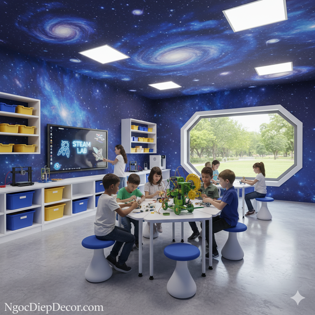 🚀 Phòng STEAM Cho Trẻ: Khai Phóng Tiềm Năng Sáng Tạo Trong Tầm Tay